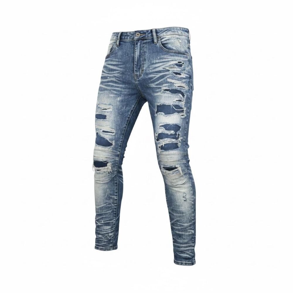 Unbranded Men's Blue and Navy Jeans
